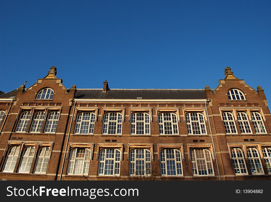 Old building in the city of Amsterdam. Old building in the city of Amsterdam