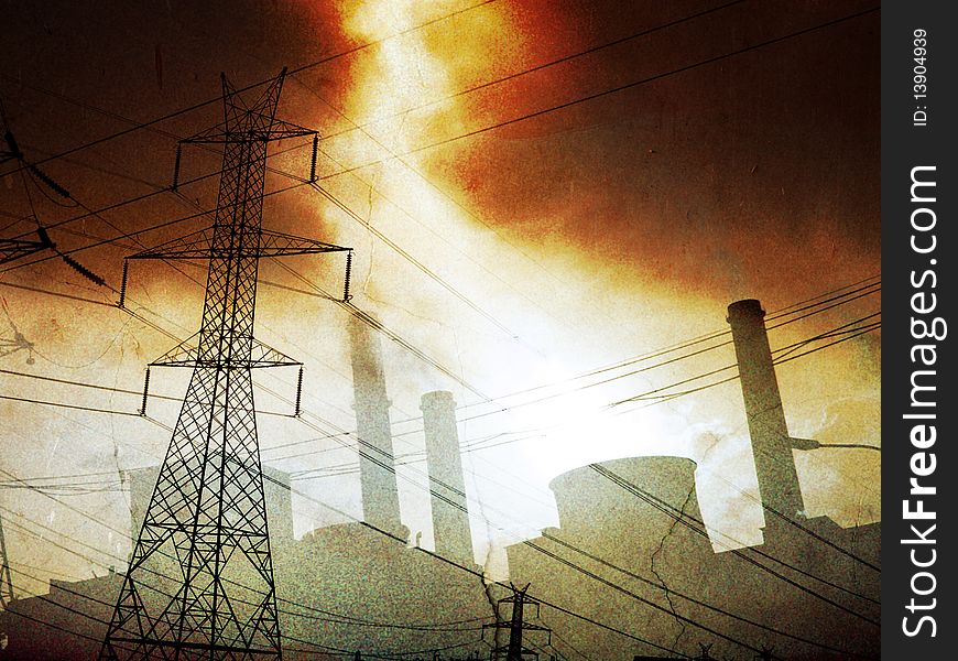 Environmental pollution from electricity plants