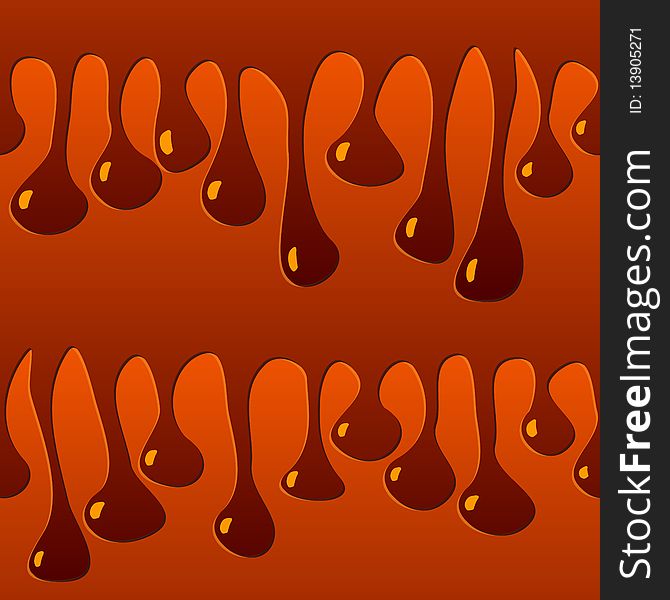 Graphic illustration of Seamless Chocolate Pattern