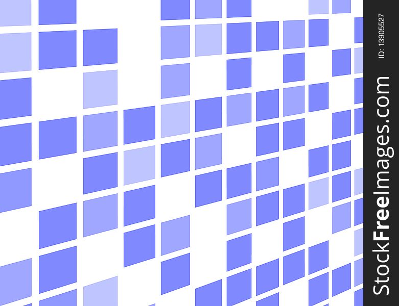 Multi-coloured mosaic on a white background. Multi-coloured mosaic on a white background