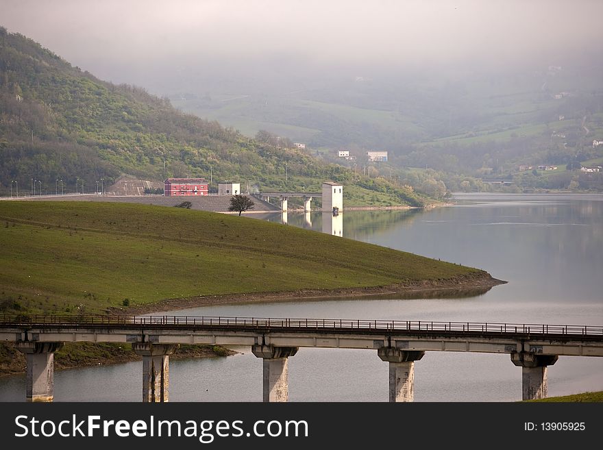 Dike With Bridge DAM