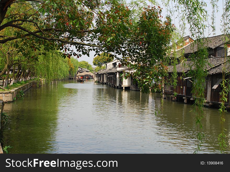 Wuzhen, China, the ancient town.