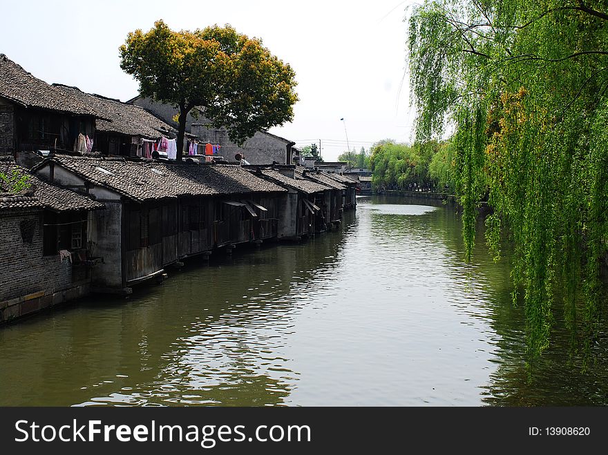 Wuzhen, China, the ancient town.