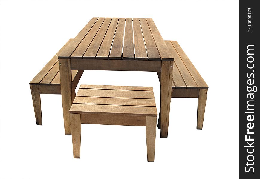 Outdoor Table And Stools