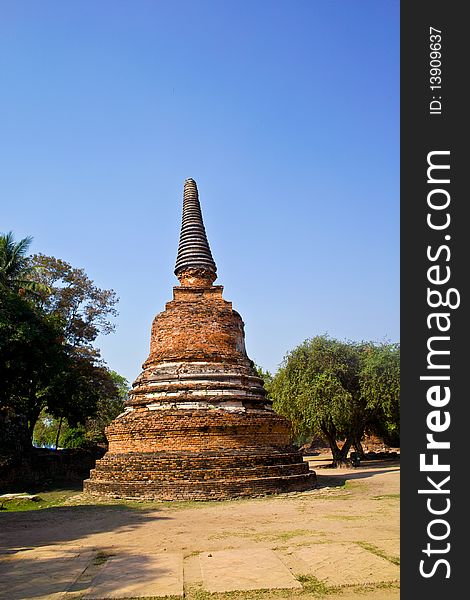 Famous Temple Area Wat Phra Si Sanphet