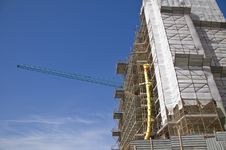 Restoration Of A Building Royalty Free Stock Photography Restoration Of A Building Royalty Free Stock Photography