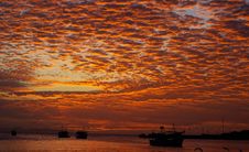 Tropical Sunset Royalty Free Stock Photo Tropical Sunset Royalty Free Stock Photo