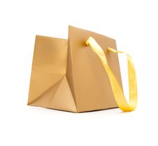 Gift Package Of Gold Colour Stock Photo Gift Package Of Gold Colour Stock Photo