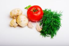 Useful Vegetables Royalty Free Stock Images