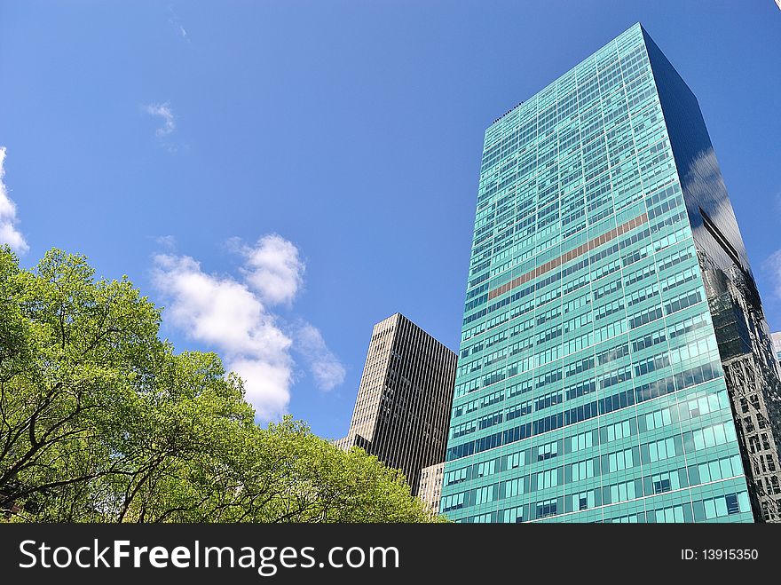 Skyscraper over Bryant Park