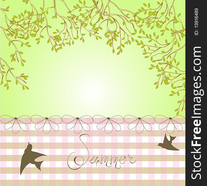 Decorative background. Universal template for greeting card, web page, background