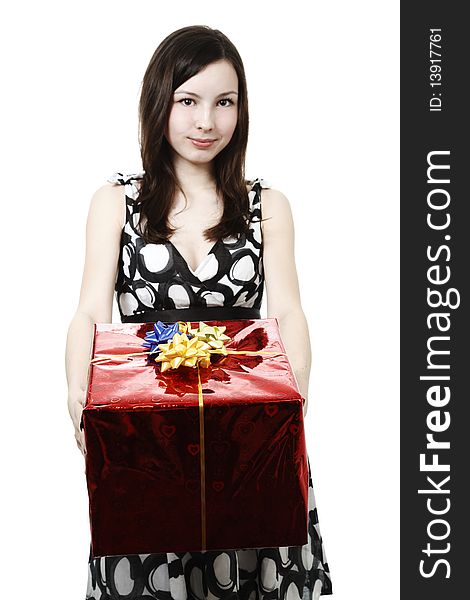 Girl With Present