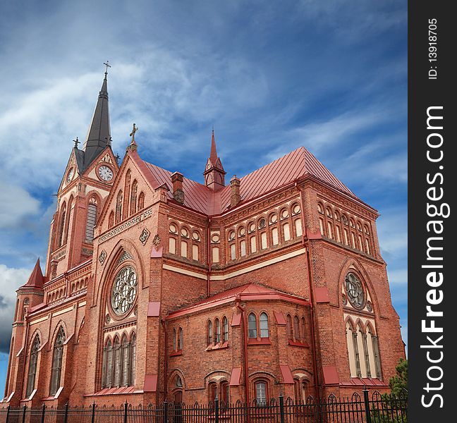 St. George Catholic Cathedral in Jelgava, Latvia. St. George Catholic Cathedral in Jelgava, Latvia.