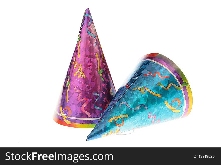 Hat in the form of a cap for celebrating of various events including birthdays. Hat in the form of a cap for celebrating of various events including birthdays.