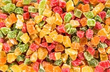 Free Colorful Candied Exotic Fuits Background Royalty Free Stock Images - 139185879