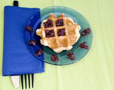 Jam Waffle Royalty Free Stock Images Jam Waffle Royalty Free Stock Images