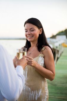Champagne Toast Royalty Free Stock Images Champagne Toast Royalty Free Stock Images