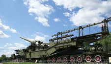 Armoured Train Is A Train Protected With Armour Royalty Free Stock Image Armoured Train Is A Train Protected With Armour Royalty Free Stock Image