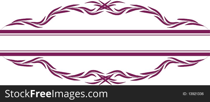 Decorative background for the inscription. Decorative background for the inscription
