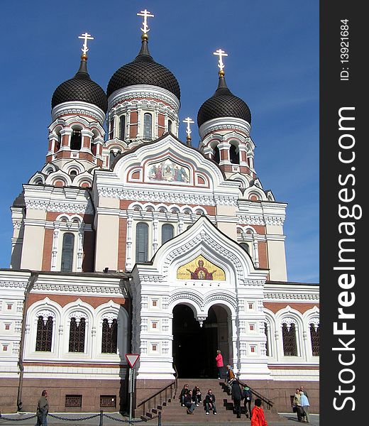 Classic church in Tallinn, Estonia. Classic church in Tallinn, Estonia