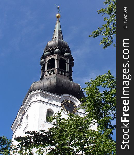 Classic church in Tallinn, Estonia. Classic church in Tallinn, Estonia