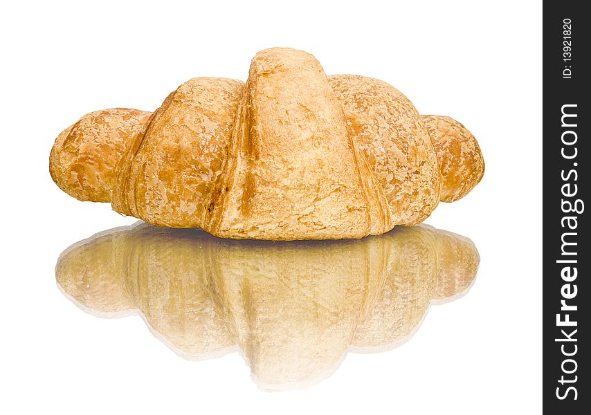 Croissant Isolated on White Background