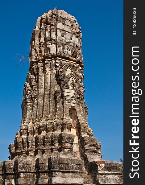 Over 700 years old pagoda in middle of Thailand. Over 700 years old pagoda in middle of Thailand