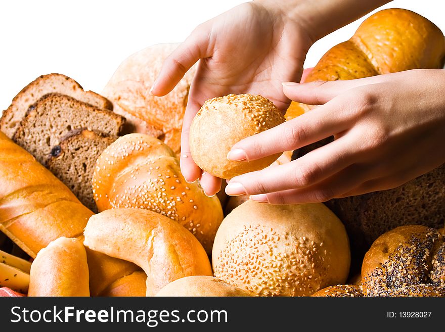 Various types of bread Photo taken on: November 11th, 2009