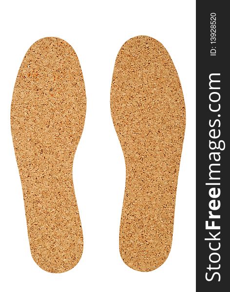 Insole, healthcare effectfootwear, on white