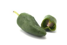 Green Pepper Bell Royalty Free Stock Photo