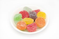 Colorful Candy With Sugar On Top Royalty Free Stock Photos