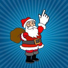 Santa Claus And Web Cursor Gifts Royalty Free Stock Image Santa Claus And Web Cursor Gifts Royalty Free Stock Image