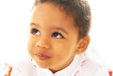 Portrait Of A Pretty Little Girl Stock Images Portrait Of A Pretty Little Girl Stock Images