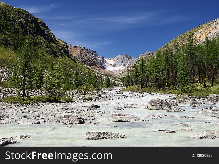 Karagem valley and obyl-ojug altay mountains russia