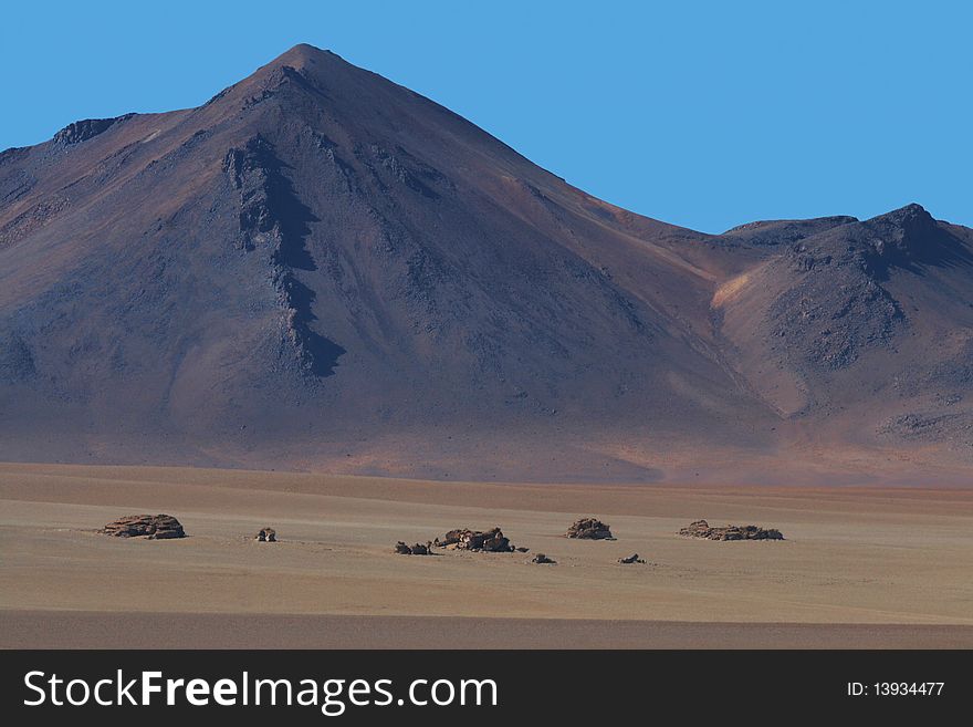 Andes in Eduardo Avaroa National Reserve of Andean Fauna, Southwestern Bolivia. Andes in Eduardo Avaroa National Reserve of Andean Fauna, Southwestern Bolivia