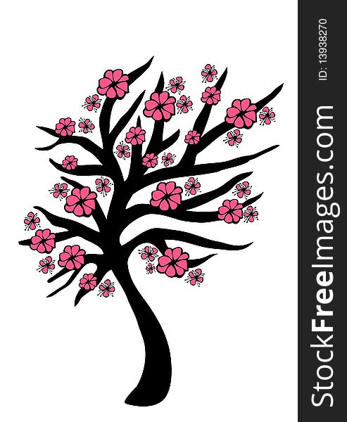 Blossom Tree, background for spring season