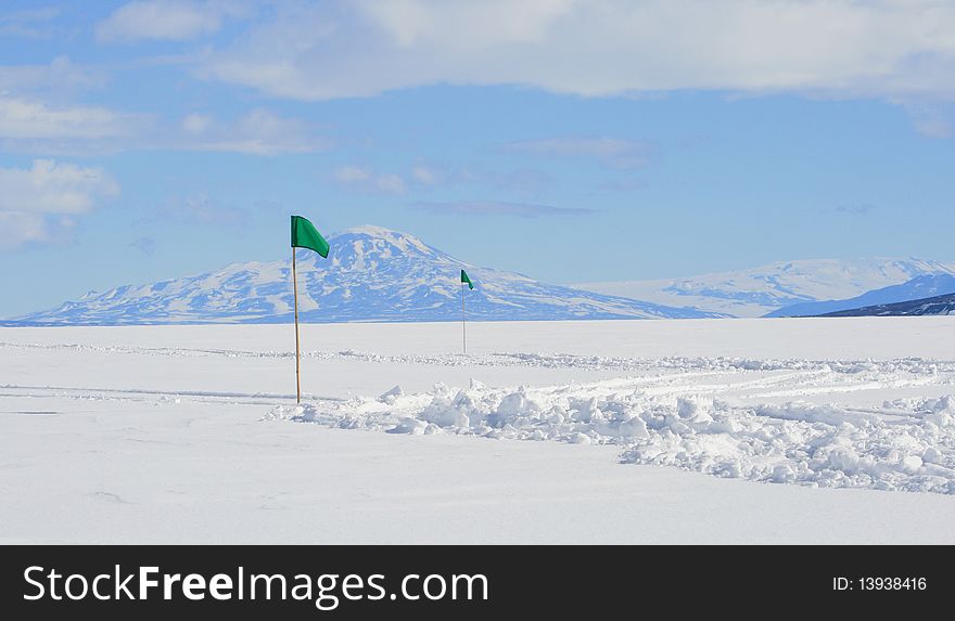 A View of Mount Discovery, Antarctica