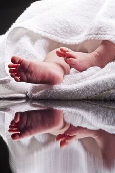 Baby Feet Stock Image