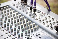 Sound System Console Stock Photo Sound System Console Stock Photo