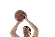 Basketball Player Royalty Free Stock Photography