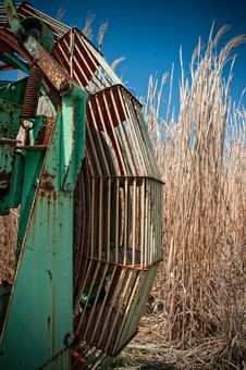 Rusty Harvester Stock Image Rusty Harvester Stock Image