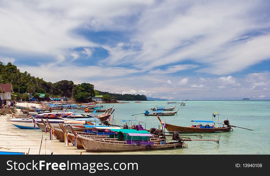 Boats on the beach