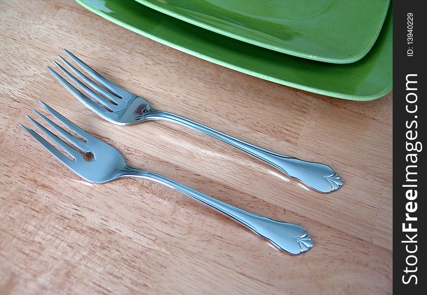 Forks And Plate