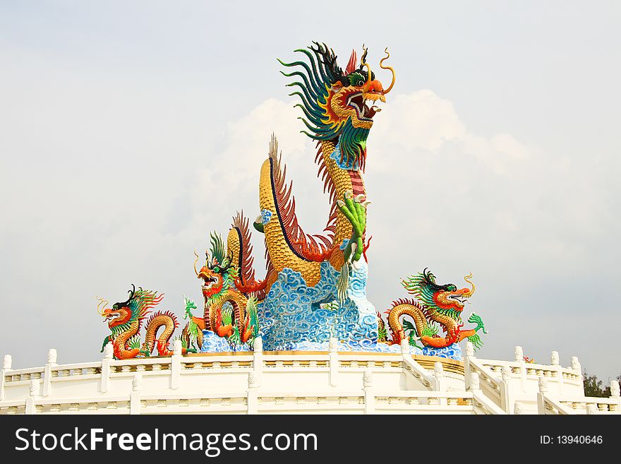 Dragon prominentlya,Central of Thailand.