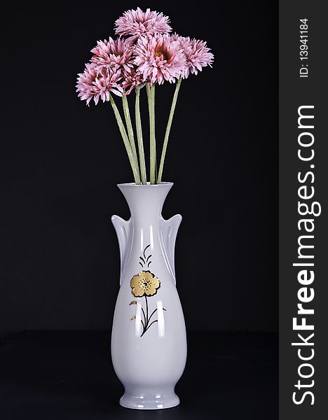 A Vase With Flowers