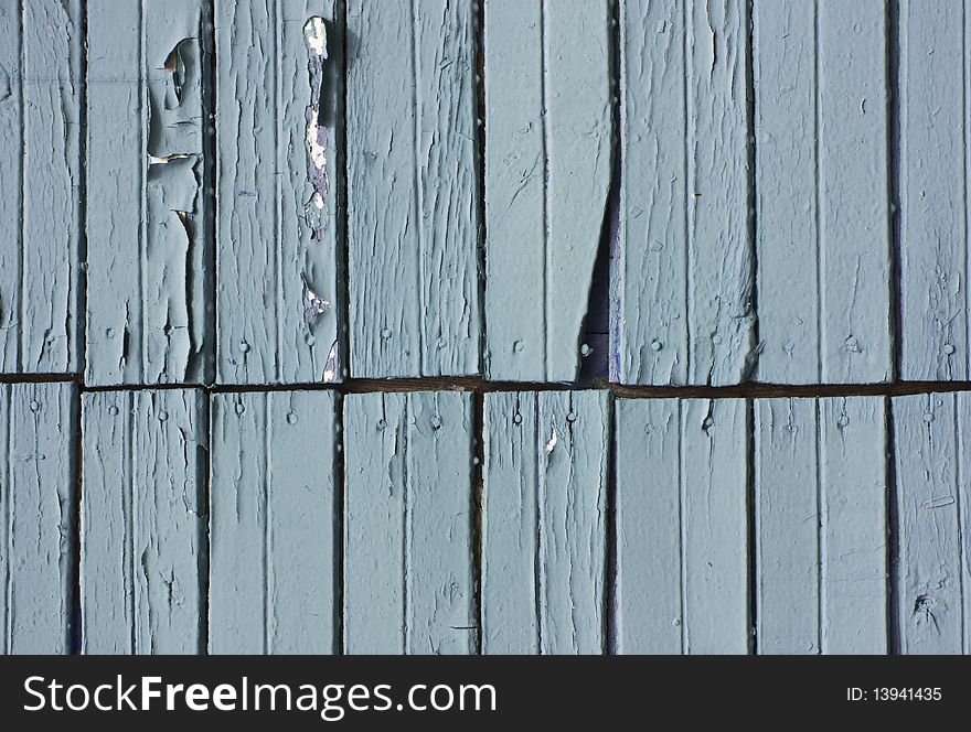 Blue grunge vintage wooden wall. Blue grunge vintage wooden wall