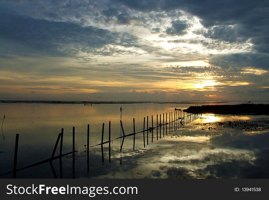 Thale Noi at Phatthalung, Thailand