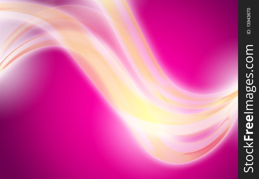 Purple abstract background with light element