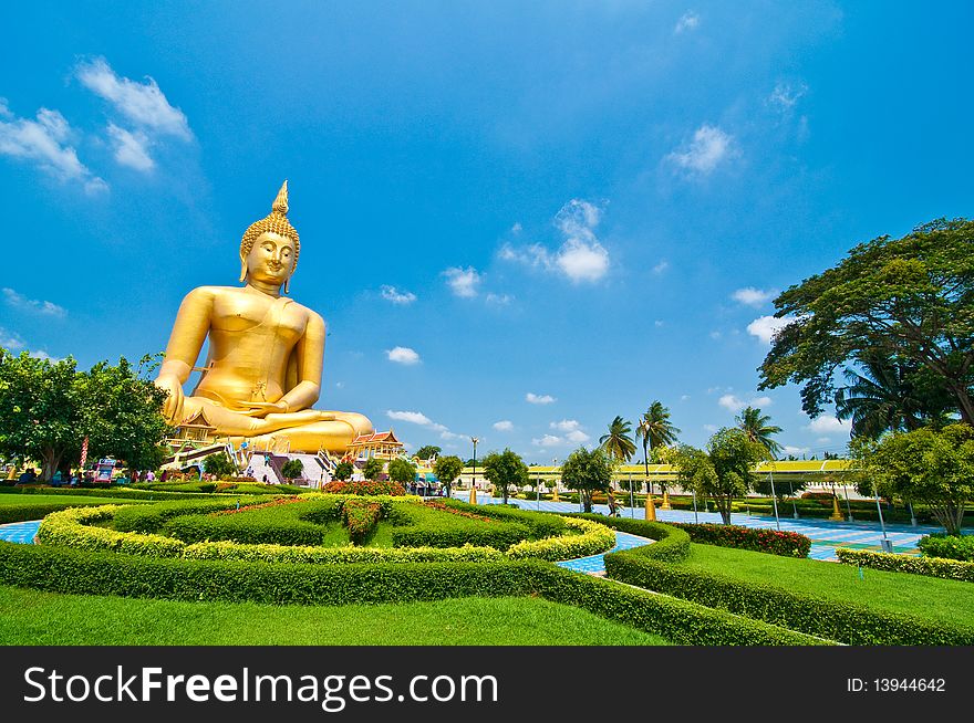 Biggest Buddha Image in thailand.