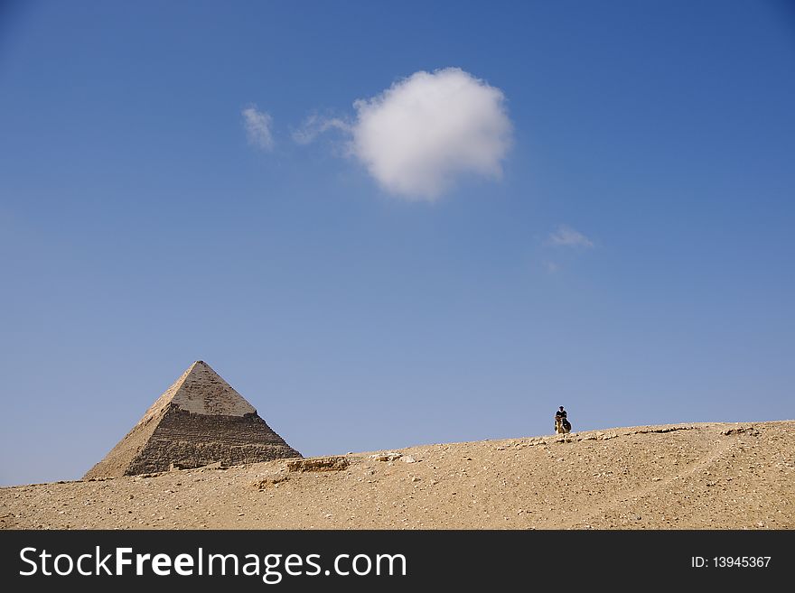 Pyramid, Giza city in Egypt.